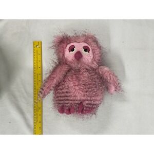Jellycat Pink Owl‎ Jelly Cat Olga Feathers Bird Animal Retired 10" Rare Clean